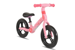 Balance bike 12" GALAXY DINO roze